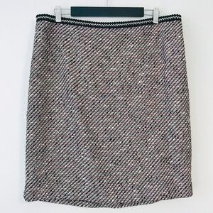 New! Talbots Tweed Wool Ombre Knit Petite Pencil Skirt